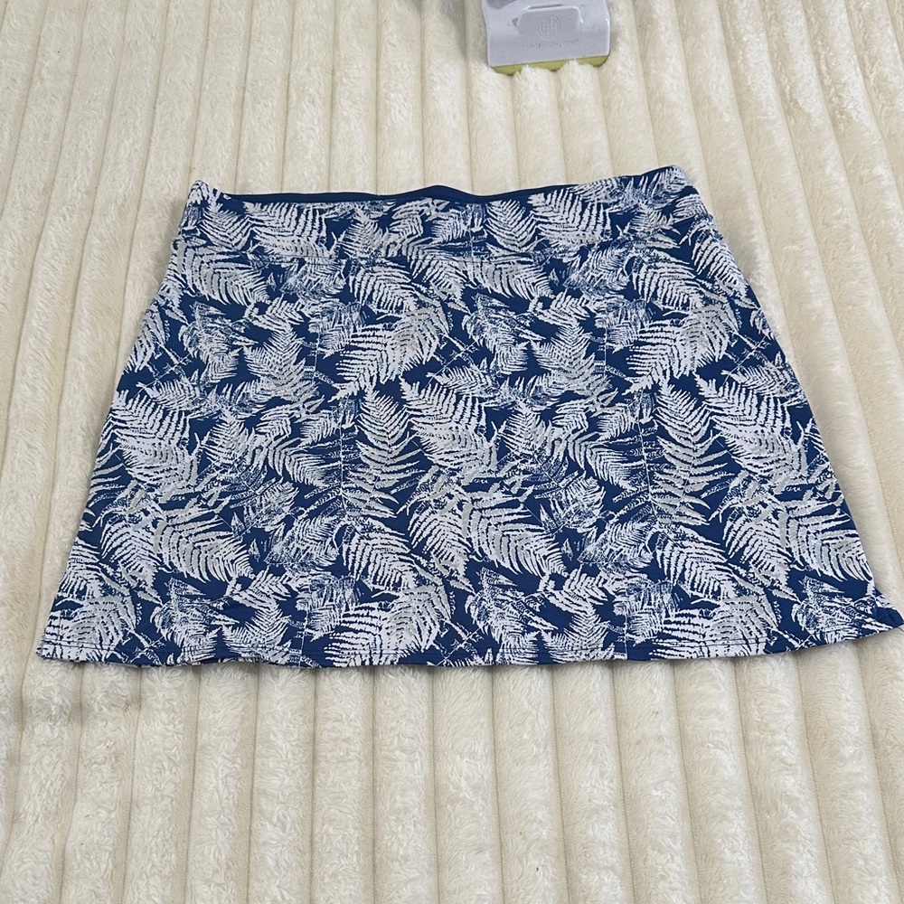 Tranquility by Colorado Clothing Blue and White Fern Pencil Skirt